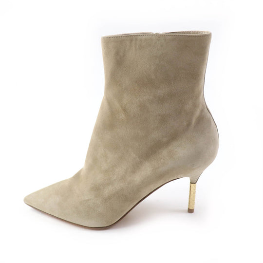LOUIS VUITTON short boots 1A950H Main: Suede beige Ultimate Line Women 38 Used Authentic