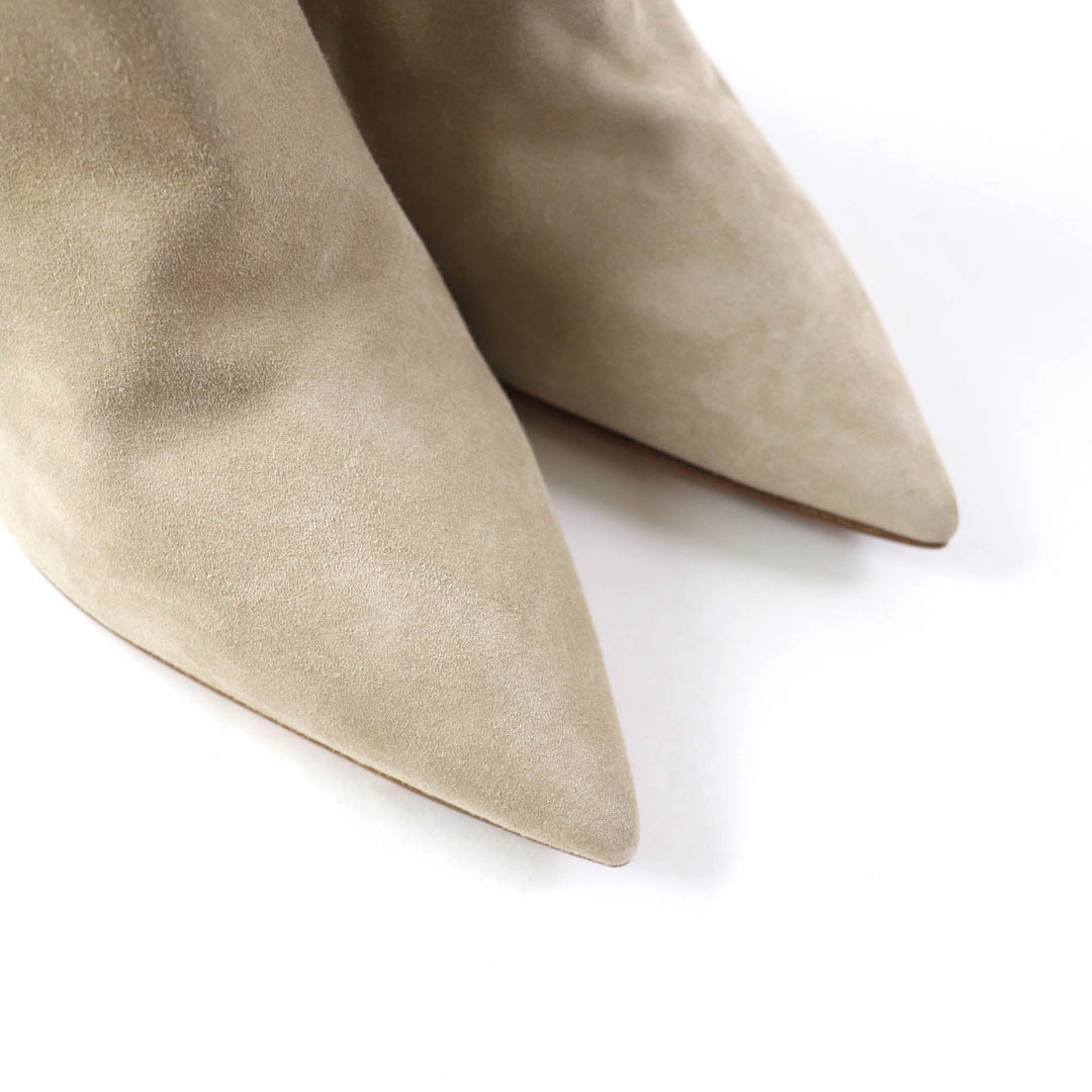 LOUIS VUITTON short boots 1A950H Main: Suede beige Ultimate Line Women 38 Used Authentic