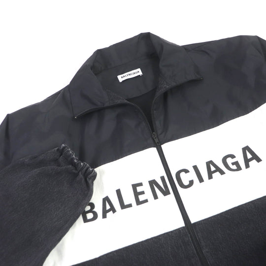 BALENCIAGA Blouson 529213 Main: 100% nylon, Main: 100% cotton, Lining: 100% polyester black mens 34 Used Authentic