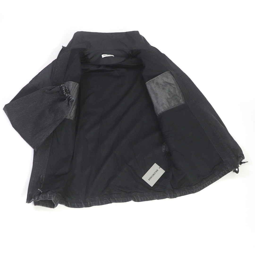 BALENCIAGA Blouson 529213 Main: 100% nylon, Main: 100% cotton, Lining: 100% polyester black mens 34 Used Authentic