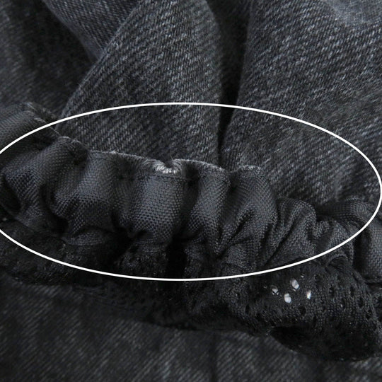 BALENCIAGA Blouson 529213 Main: 100% nylon, Main: 100% cotton, Lining: 100% polyester black mens 34 Used Authentic