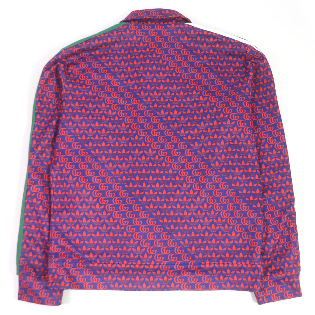 GUCCI Track jacket 692112 Outer: 55% polyester, Outer: 45% cotton, Lining: 100% polyester, Part: 100% nylon Blue red mens L Used Authentic