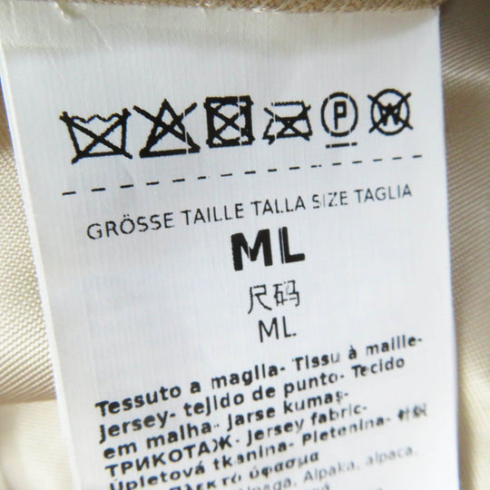 MAX MARA coat 23473601376 Outer: 62% alpaca, Outer: 26% wool, Outer: 12% silk, Lining: 100% viscose (rayon) beige White tag Teddy bear Women ML Used Authentic