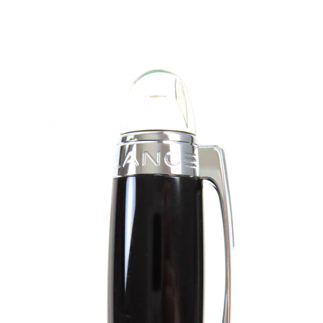 MONTBLANC Ballpoint pen Black Precious Rubbed Gin Black Silver star walker precious resin mens Used Authentic