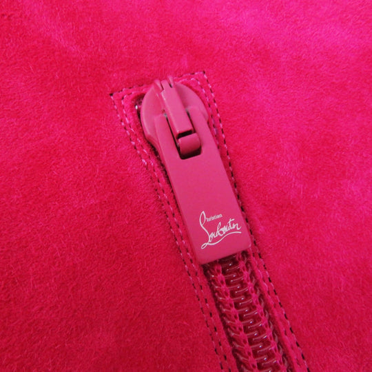 Christian Louboutin Knee high boots Main: Suede shocking pink ELEONOR BOTTA 100 Eleonor Botta Women 35 Used Authentic