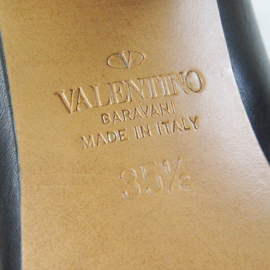 Valentino Garavani short boots UW2S0Z80 leather black 35 1/2