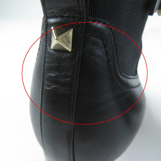 Valentino Garavani short boots UW2S0Z80 leather black 35 1/2