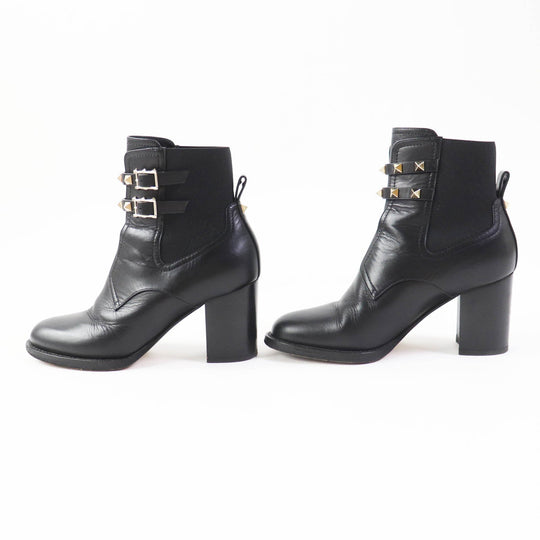 Valentino Garavani short boots UW2S0Z80 leather black 35 1/2