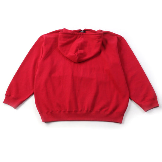 BALENCIAGA Hoodie 570811 Main: 100% cotton Red mens XXL Used Authentic