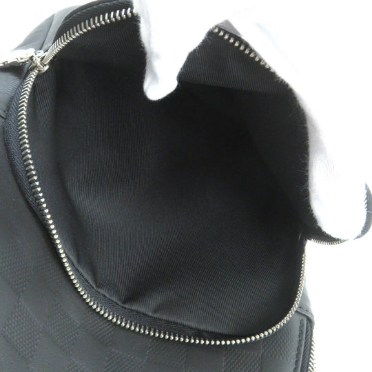 LOUIS VUITTON Sling bag N41720 Damier Anfini black Avenue sling bag mens Used Authentic