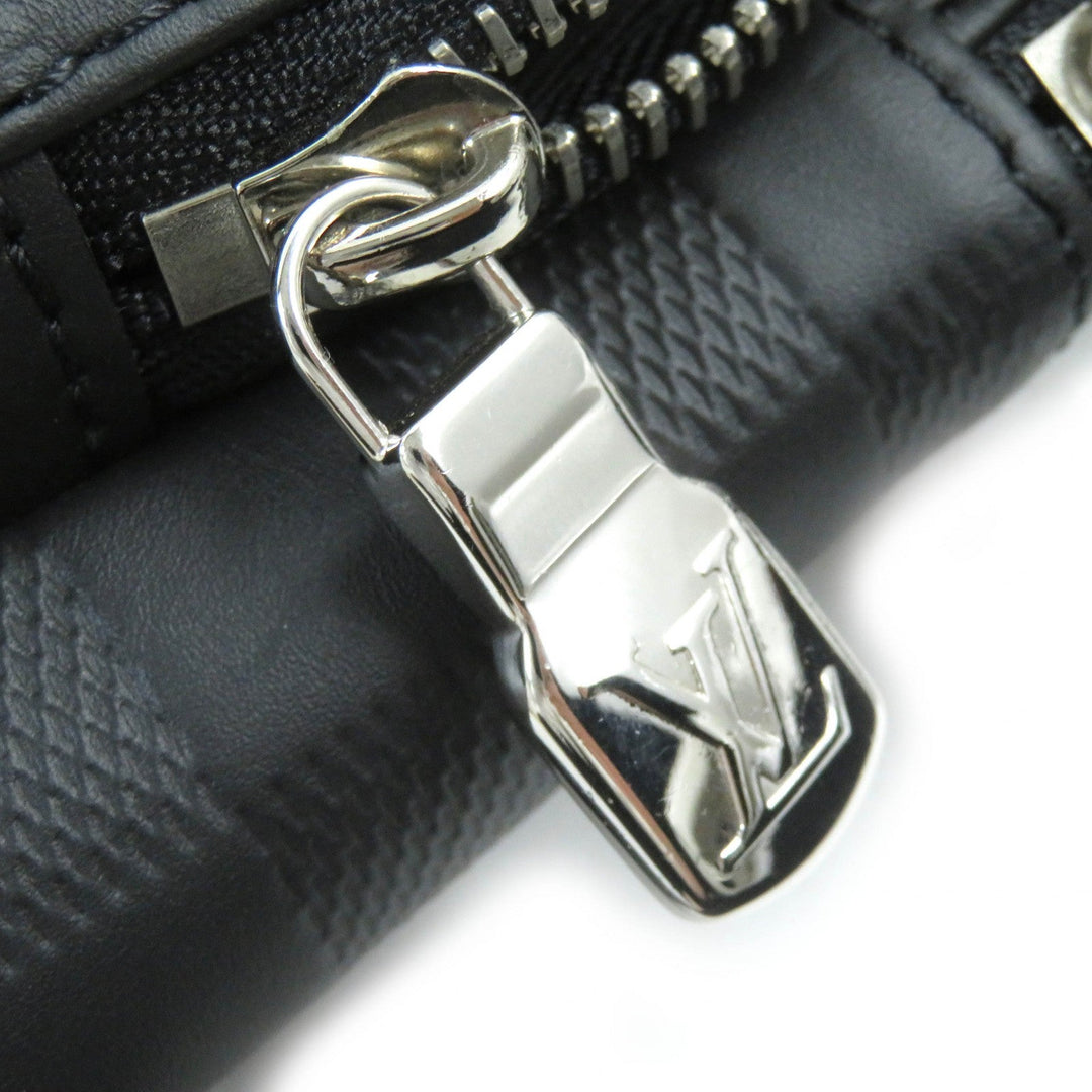 LOUIS VUITTON Sling bag N41720 Damier Anfini black Avenue sling bag mens Used Authentic