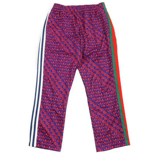 GUCCI Pants 692113 Main: 55% polyester, Main: 45% cotton, Part: 100% polyamide (nylon) Navy red mens XS Used Authentic