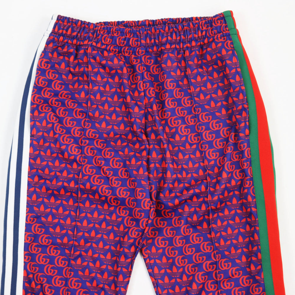 GUCCI Pants 692113 Main: 55% polyester, Main: 45% cotton, Part: 100% polyamide (nylon) Navy red mens XS Used Authentic