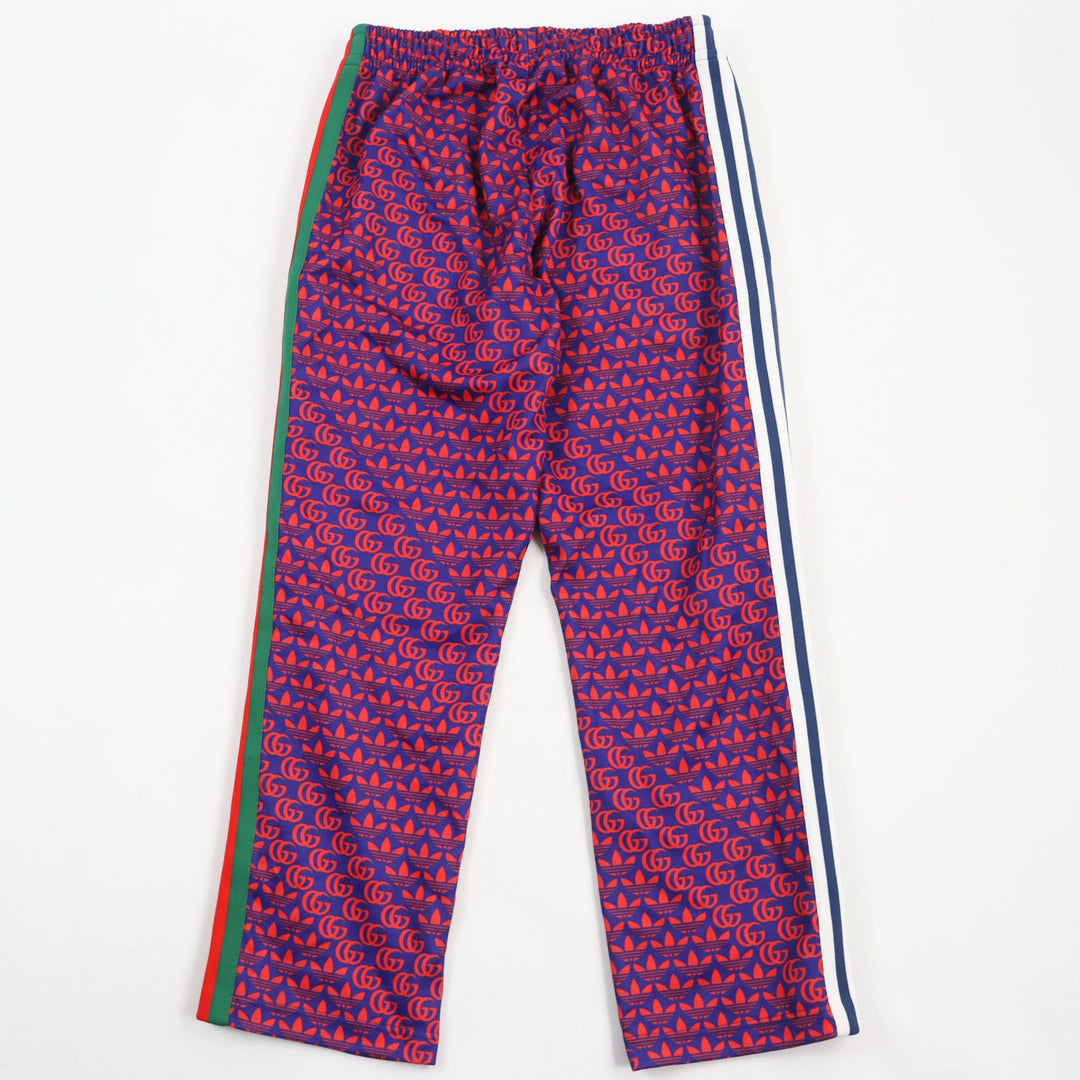 GUCCI Pants 692113 Main: 55% polyester, Main: 45% cotton, Part: 100% polyamide (nylon) Navy red mens XS Used Authentic