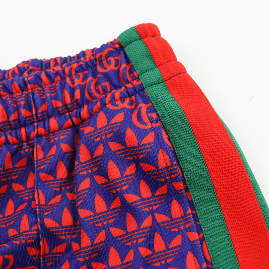 GUCCI Pants 692113 Main: 55% polyester, Main: 45% cotton, Part: 100% polyamide (nylon) Navy red mens XS Used Authentic
