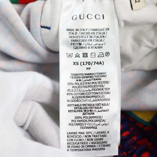 GUCCI Pants 692113 Main: 55% polyester, Main: 45% cotton, Part: 100% polyamide (nylon) Navy red mens XS Used Authentic