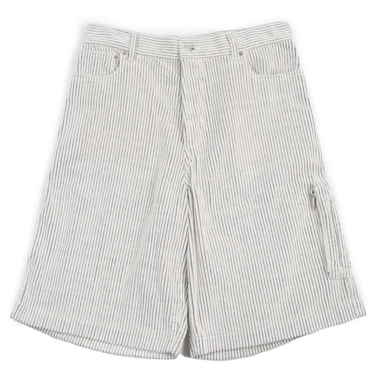 Dior HOMME Shorts 013D008A228X Outer material: 85% cotton, Outer material: 15% polyester, Part: leather White gray mens 30 Used Authentic