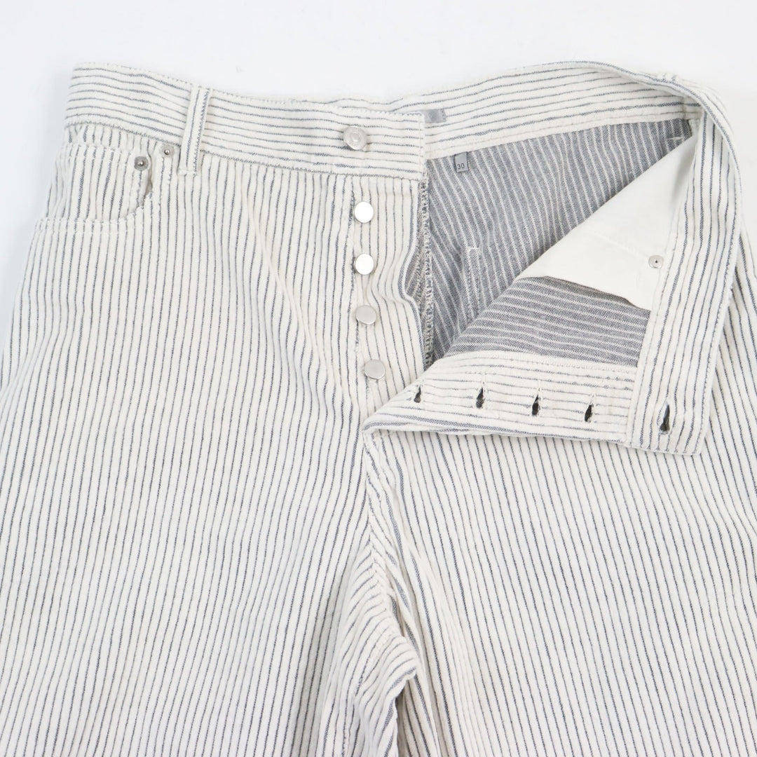 Dior HOMME Shorts 013D008A228X Outer material: 85% cotton, Outer material: 15% polyester, Part: leather White gray mens 30 Used Authentic