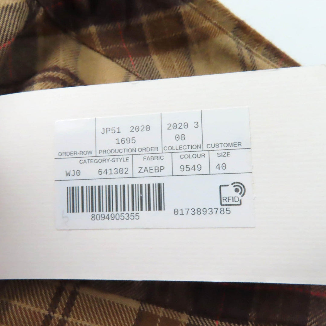 GUCCI Short sleeve shirt 641302 Main: 100% cotton Brown Women 40 Used Authentic