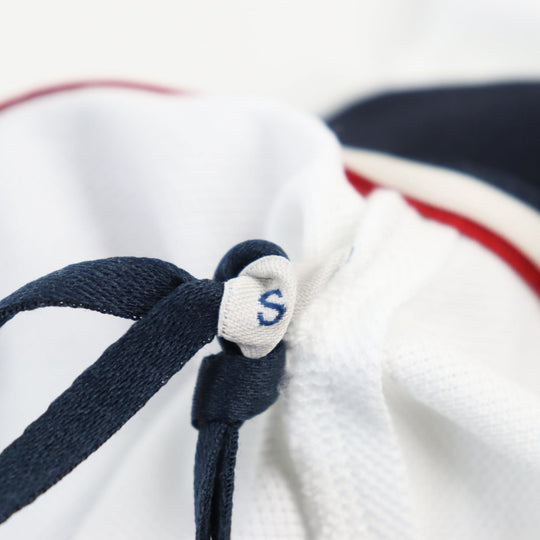 MONCLER Short sleeve polo shirt H20918A00009 84556 Main: 100% cotton white Stainless Steel POLO mens S Used Authentic