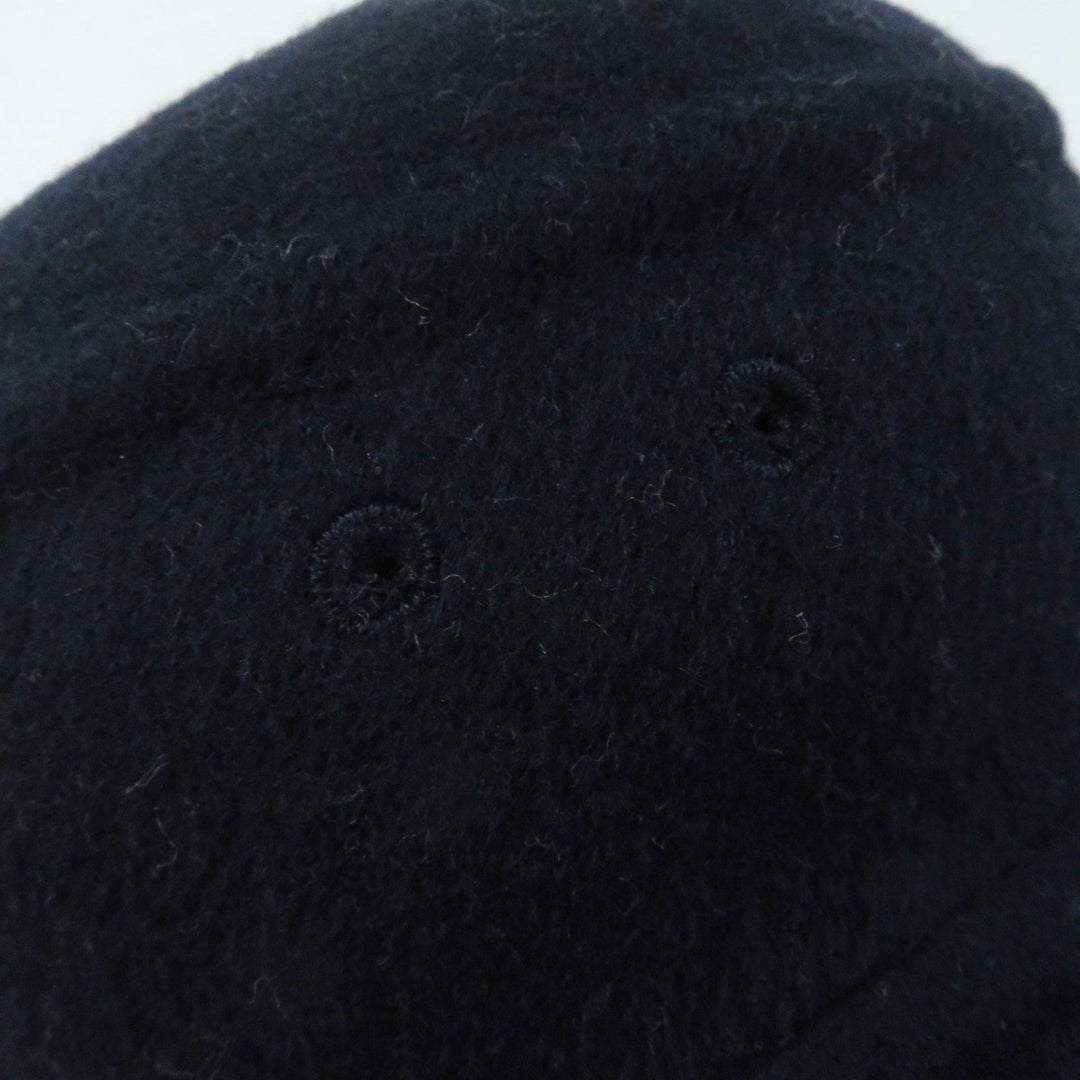 Christian Dior cap 21DCH918I100 Outer: 99% wool, Outer: 1% silk, Lining: 99% wool, Lining: 1% silk Dark navy Women 57 Used Authentic