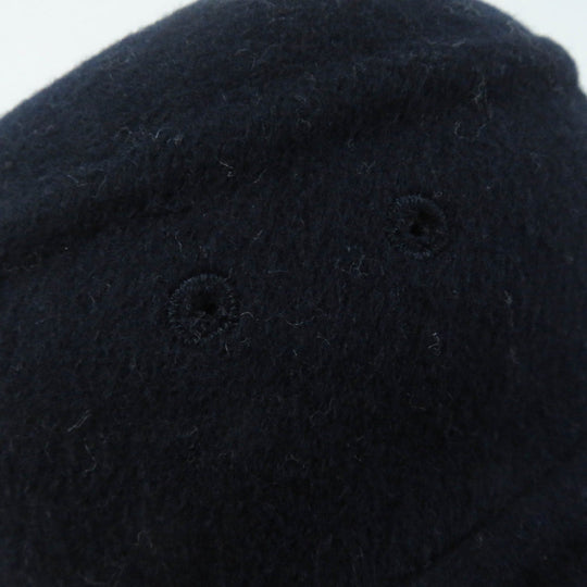 Christian Dior cap 21DCH918I100 Outer: 99% wool, Outer: 1% silk, Lining: 99% wool, Lining: 1% silk Dark navy Women 57 Used Authentic