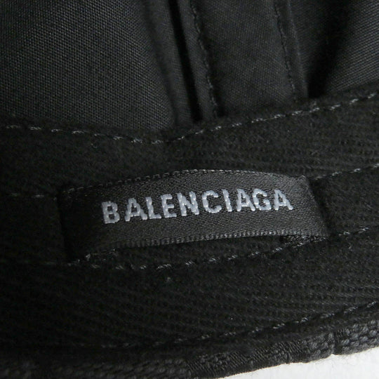 BALENCIAGA cap 680717 Outer: 64% polyester, Outer: 18% nylon, Outer: 18% cotton, Lining: 100% cotton gray Hacker Project HACKER CAP mens Used Authentic
