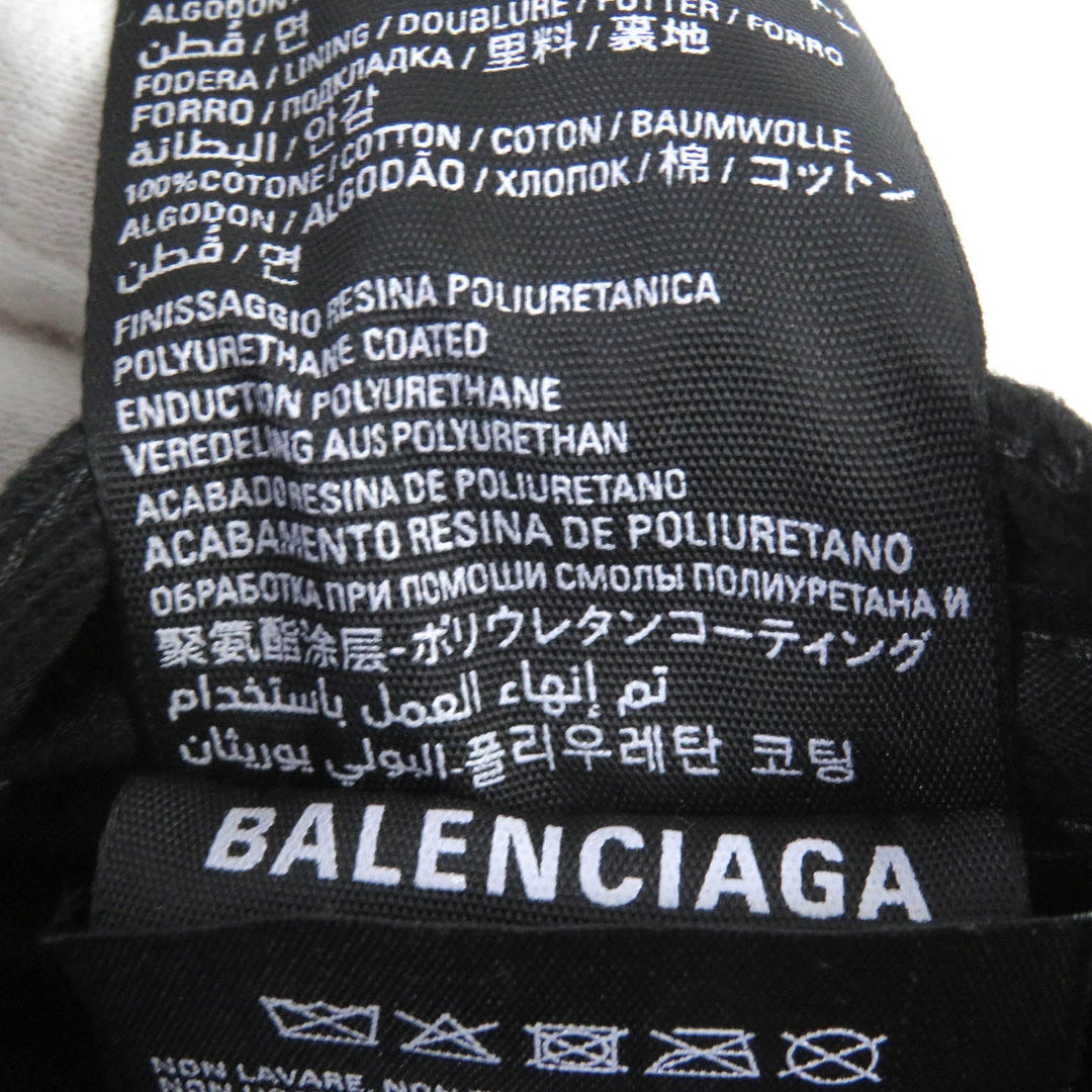 BALENCIAGA cap 680717 Outer: 64% polyester, Outer: 18% nylon, Outer: 18% cotton, Lining: 100% cotton gray Hacker Project HACKER CAP mens Used Authentic