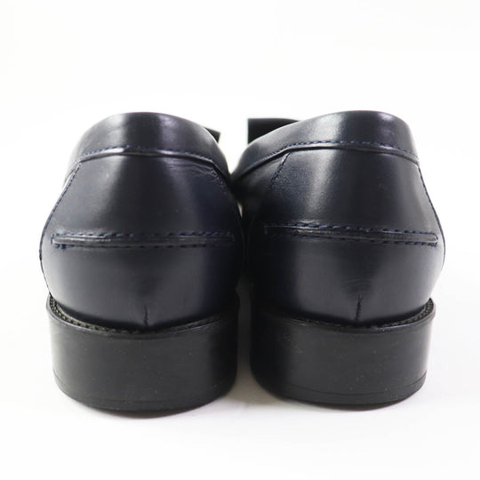 TOD�fS loafers Main: Leather Dark navy Women 38 1/2 Used Authentic