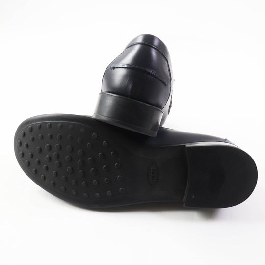 TOD�fS loafers Main: Leather Dark navy Women 38 1/2 Used Authentic