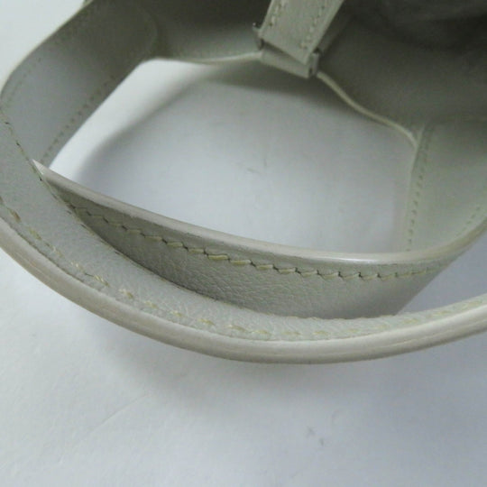 HERMES Handbag Swift, Palladium Metal white picotanlock micro Women Used Authentic
