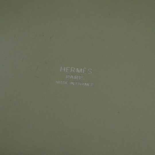 HERMES Handbag Swift, Palladium Metal white picotanlock micro Women Used Authentic