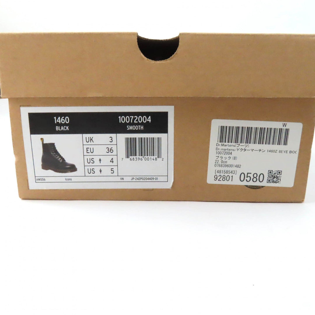 Dr.Martens short boots 10072004 Main: Leather black CORE 1460 Women 36 Used Authentic