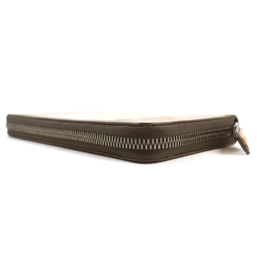 Berluti Long Wallet Purse Golden patine Brown Itauba mens Used Authentic