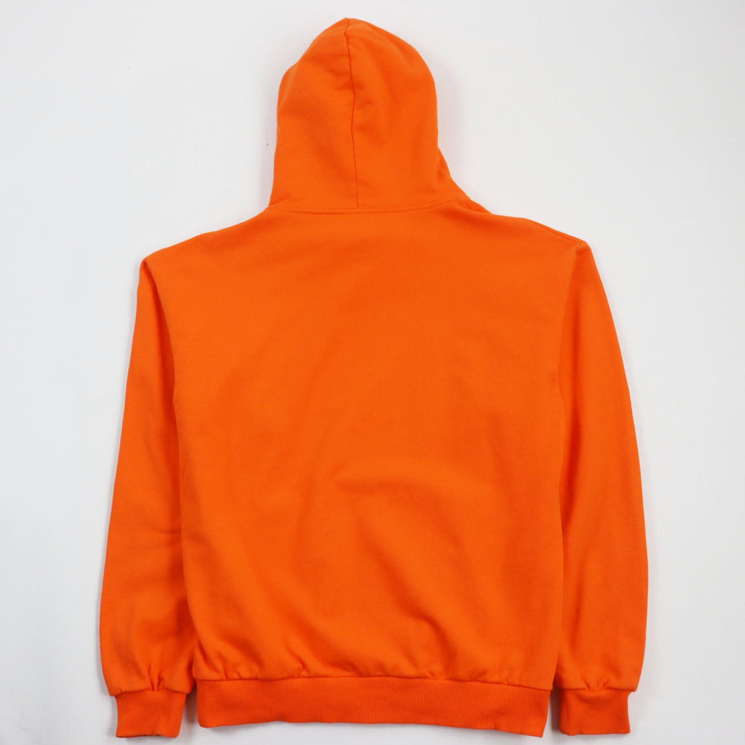 CELINE Hoodie 2Y499052H Main: 100% cotton, part: 96% cotton, part: 4% polyurethane Orange LOOSE HOODIE WHIT HOOD LOGO mens M Used Authentic