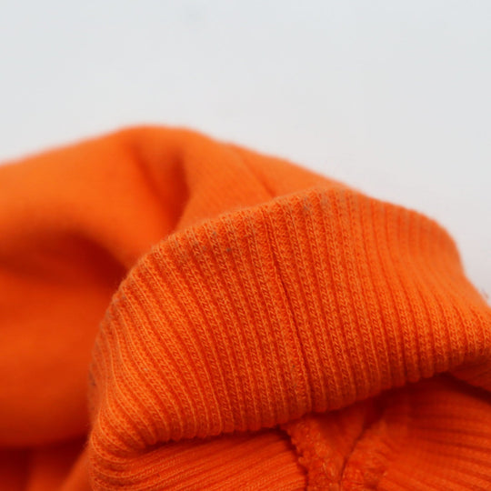 CELINE Hoodie 2Y499052H Main: 100% cotton, part: 96% cotton, part: 4% polyurethane Orange LOOSE HOODIE WHIT HOOD LOGO mens M Used Authentic
