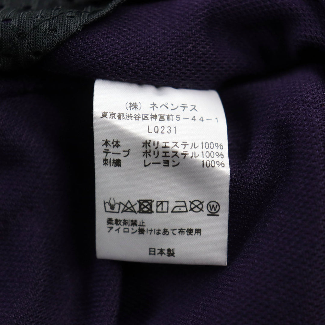 Needles Pants LQ231 Main: 100% polyester, part: 100% rayon, part: 100% rayon Purple red Boot Cut Track Pant mens S Used Authentic