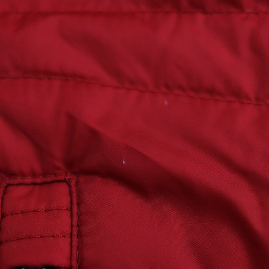 MONCLER Down jacket Outer: 100% nylon, Main: 50% acrylic, Main: 50% wool, Lining: 100% nylon, Filling: 90% down, 10% feather Red MAGLIONE TRICOT CARDIGAN mens M Used Authentic