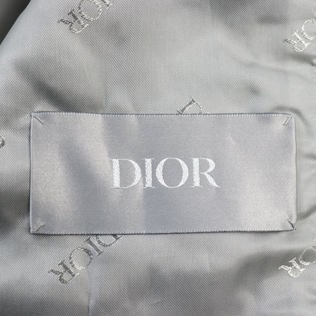 Dior HOMME Blouson 243C426A4959 Outer: 100% polyester, Lining: 100% cupra, Part: 100% polyester Grey Iridescent mens 46 Used Authentic