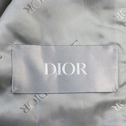 Dior HOMME Blouson 243C426A4959 Outer: 100% polyester, Lining: 100% cupra, Part: 100% polyester Grey Iridescent mens 46 Used Authentic