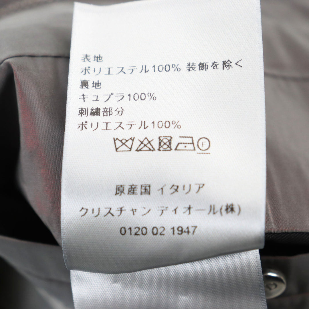 Dior HOMME Blouson 243C426A4959 Outer: 100% polyester, Lining: 100% cupra, Part: 100% polyester Grey Iridescent mens 46 Used Authentic