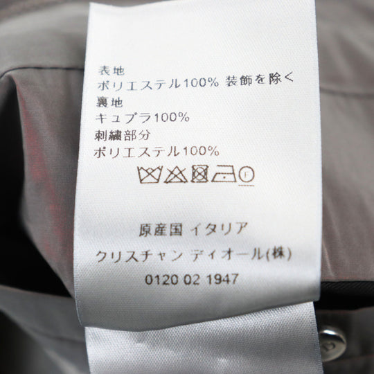 Dior HOMME Blouson 243C426A4959 Outer: 100% polyester, Lining: 100% cupra, Part: 100% polyester Grey Iridescent mens 46 Used Authentic