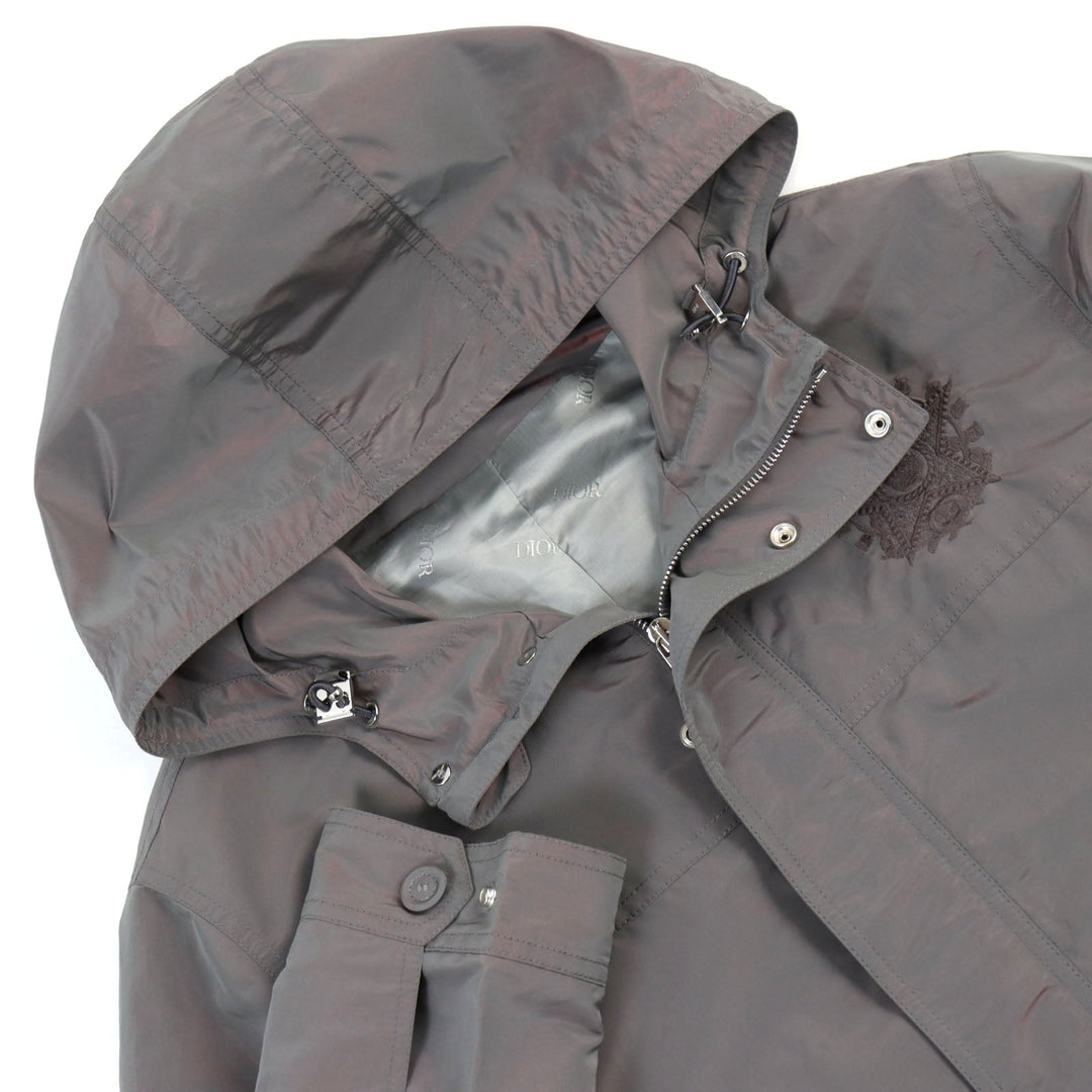 Dior HOMME Blouson 243C426A4959 Outer: 100% polyester, Lining: 100% cupra, Part: 100% polyester Grey Iridescent mens 46 Used Authentic