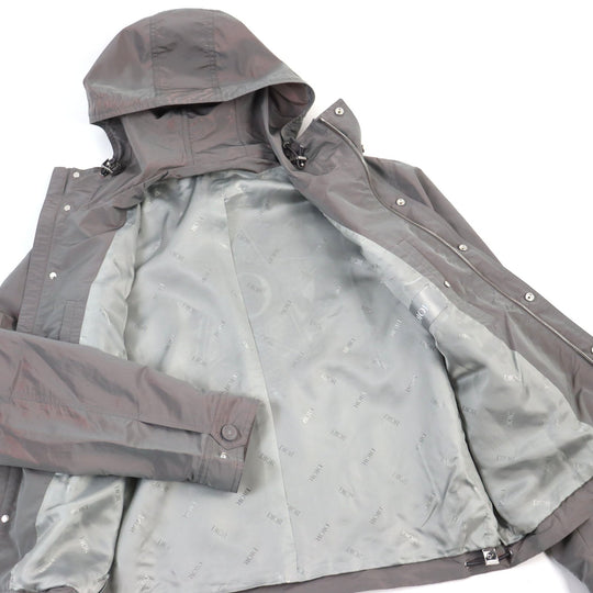Dior HOMME Blouson 243C426A4959 Outer: 100% polyester, Lining: 100% cupra, Part: 100% polyester Grey Iridescent mens 46 Used Authentic
