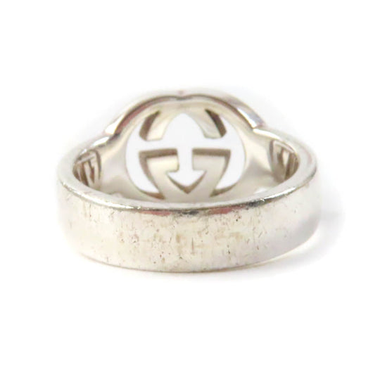 GUCCI Ring Main�FSV925 Silver Women 11 Used Authentic