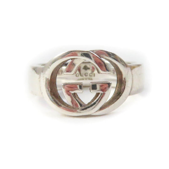 GUCCI Ring Main�FSV925 Silver Women 11 Used Authentic