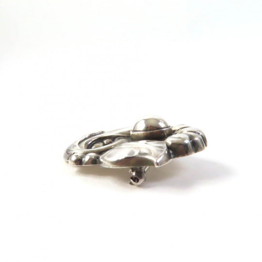 Georg Jensen Brooch 71 Main�FSV925 Silver Women Used Authentic