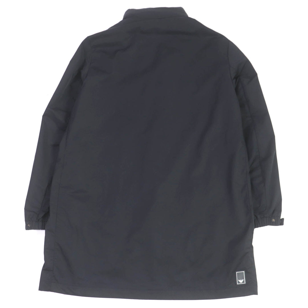 EMPORIO ARMANI coat Main: 100% polyester Dark navy mens 48 Used Authentic
