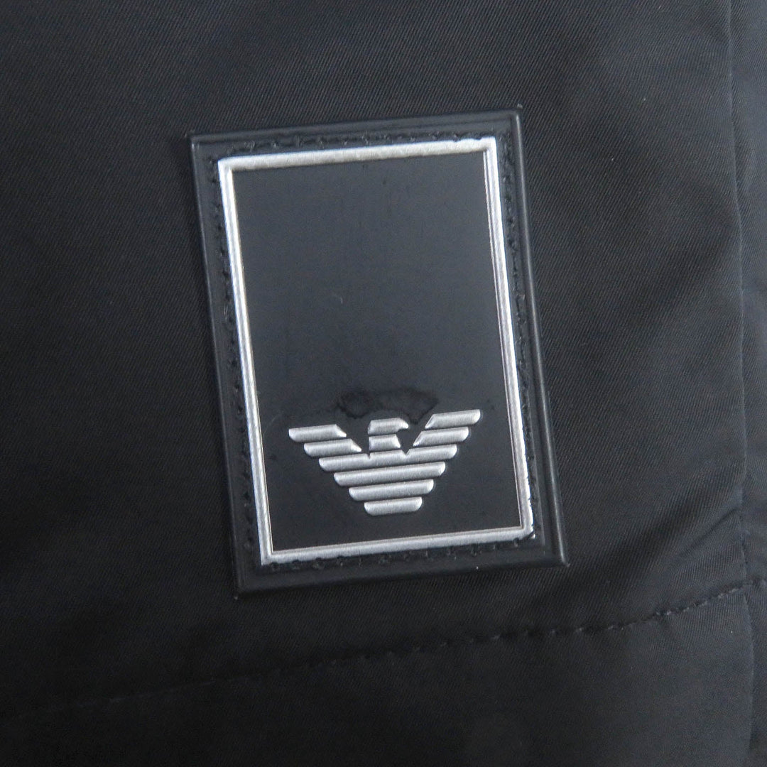 EMPORIO ARMANI coat Main: 100% polyester Dark navy mens 48 Used Authentic
