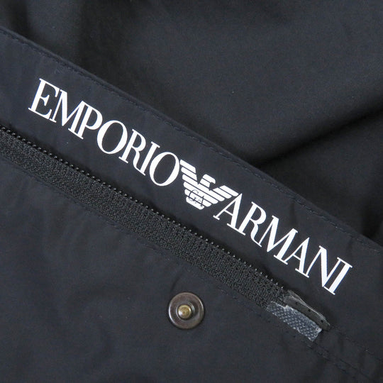 EMPORIO ARMANI coat Main: 100% polyester Dark navy mens 48 Used Authentic